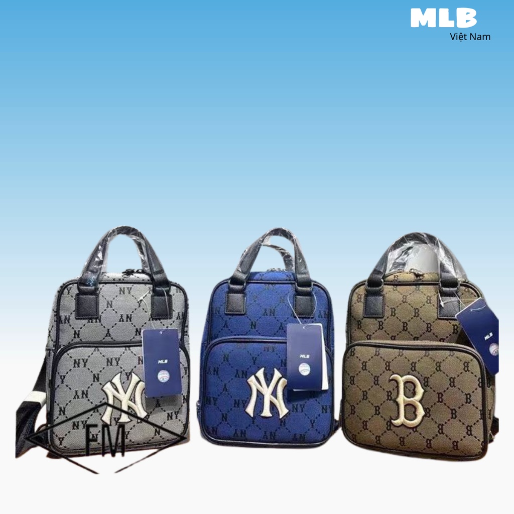 Túi MLB Monogram Jacquard Mini Backpack New York Yankees