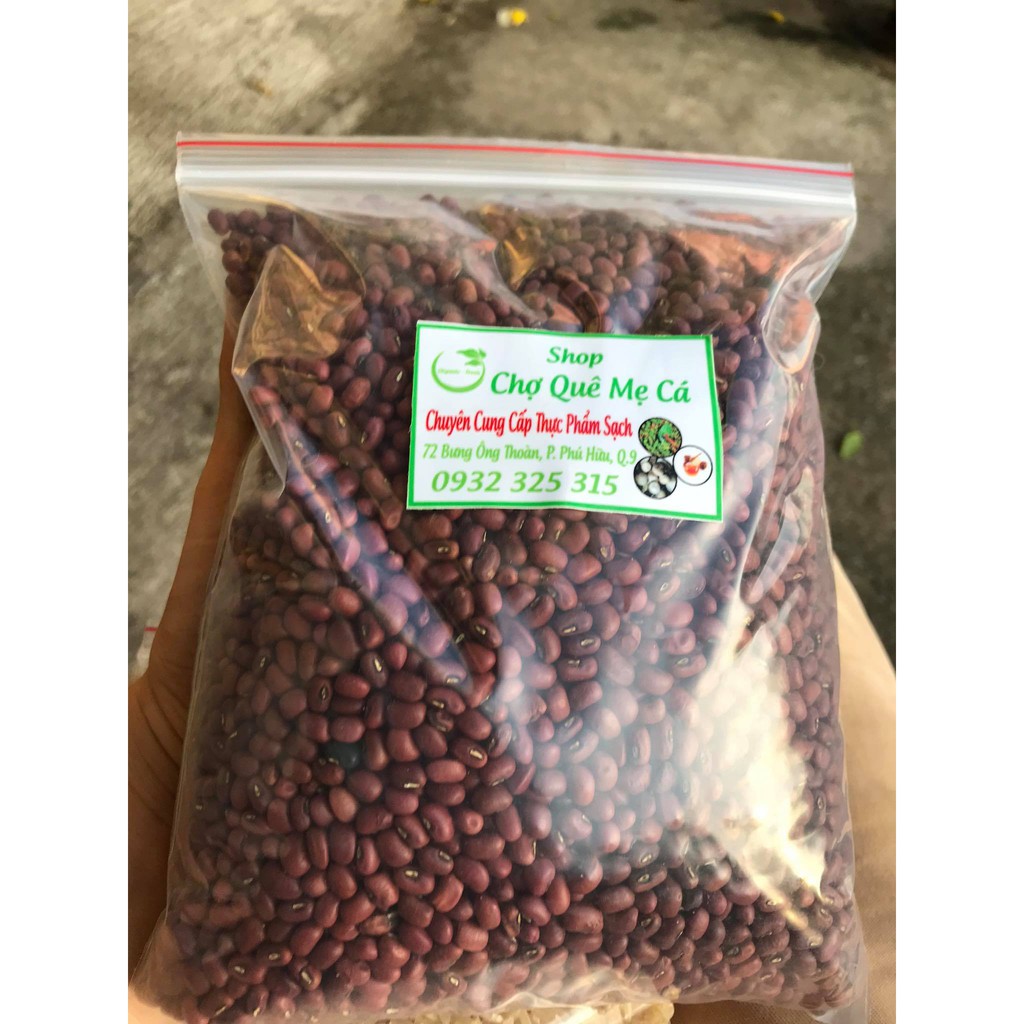 Trà Đậu đỏ hữu cơ, đậu đỏ rang  uống mát gan, đẹp da 500 gr