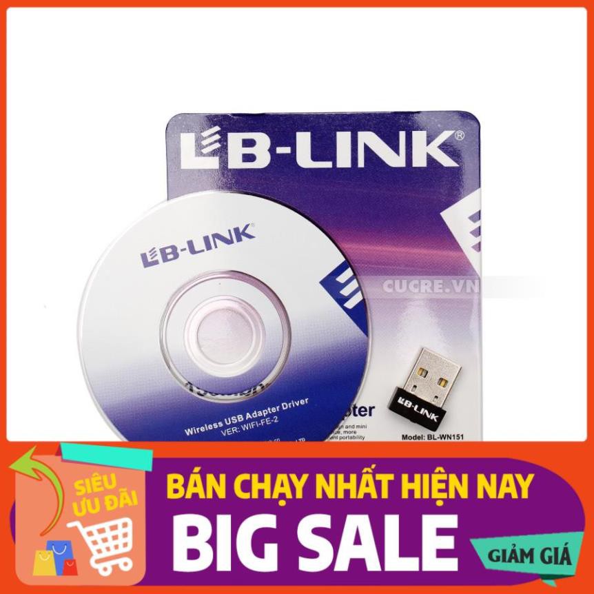 Bộ thu wifi cho máy tính Usb thu Wifi LB link BL WN151