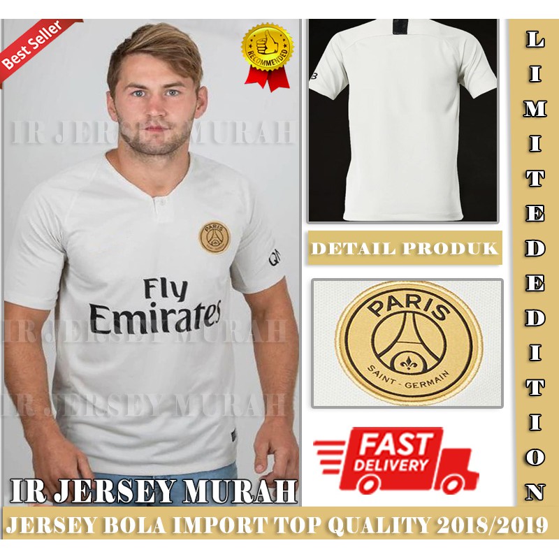 Áo Thun Đá Banh Psg Away 2018 2019