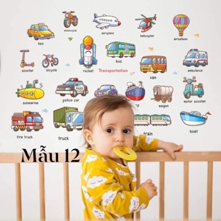 Decal dán tường cho bé