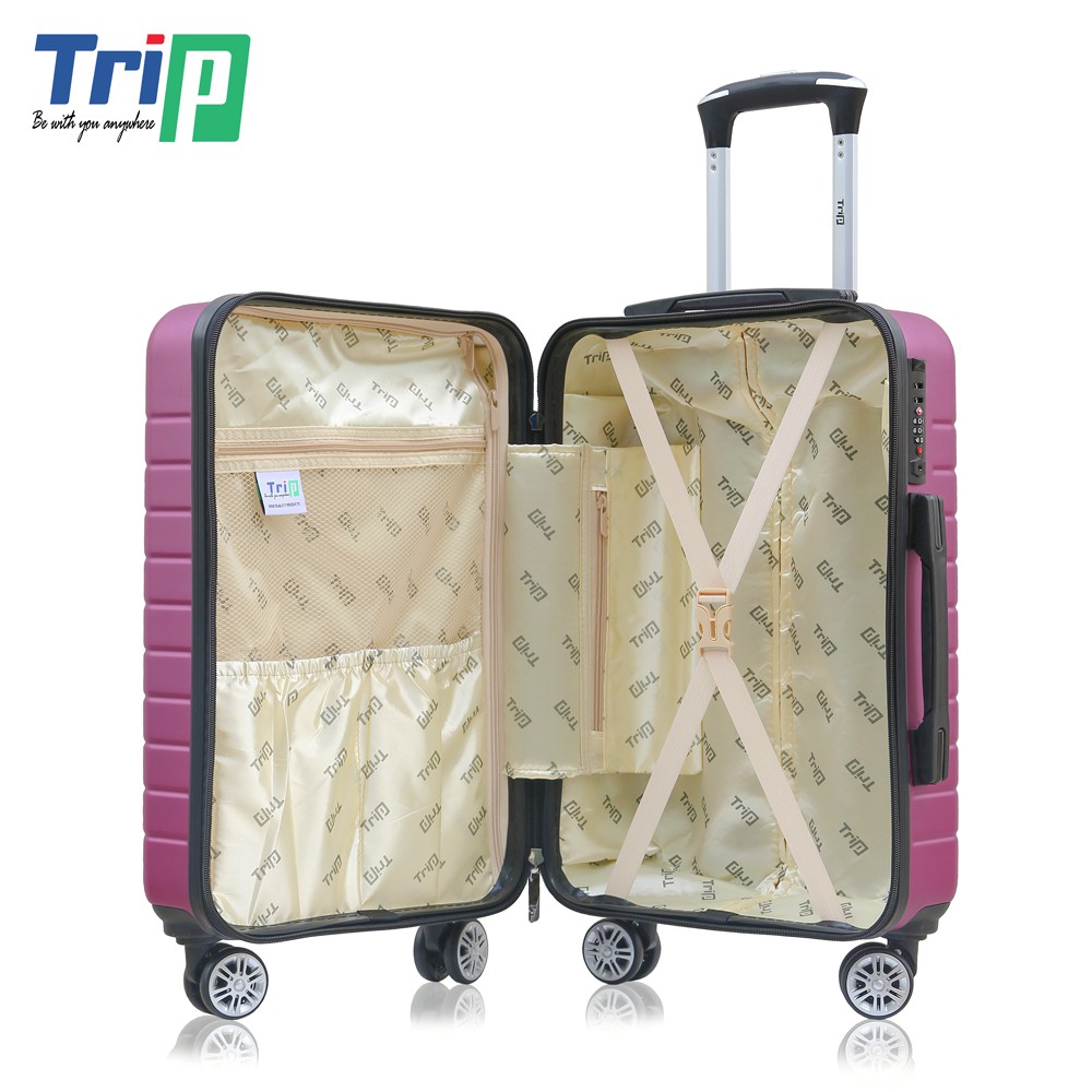 [Mã LT150 giảm 150k đơn 699k] Bộ 2 Vali nhựa TRIP PC911 Size 20 + 24inch bảo hành 5 năm, 1 đổi 1 năm đầu tiên