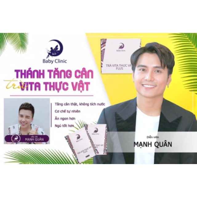 Trà tăng cân vita thực vật flus Chính Hãng