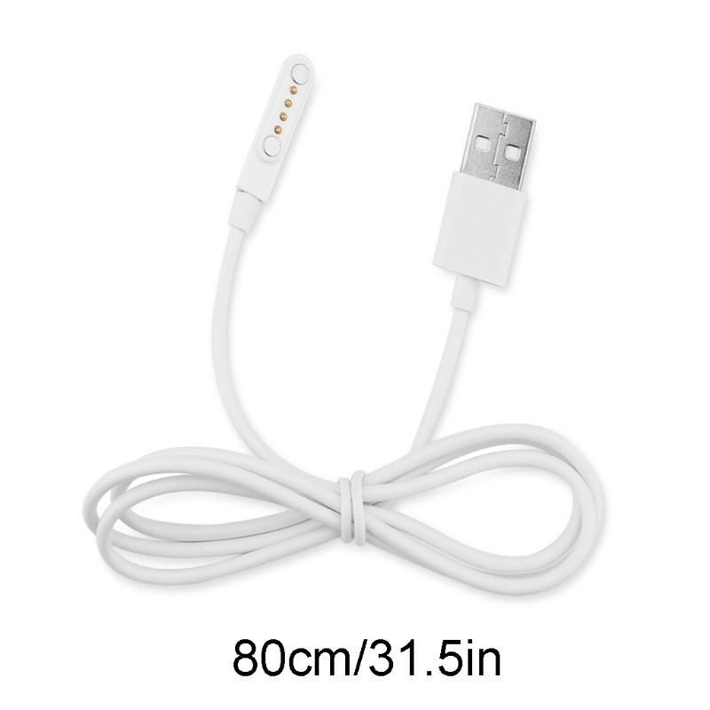 Dây cáp sạc đồng hồ thông minh từ tính đầu cắm USB 4 chấu