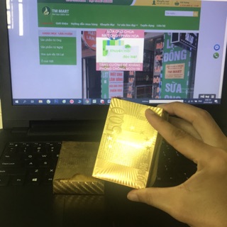 Bộ bài Tây mạ vàng may mắn