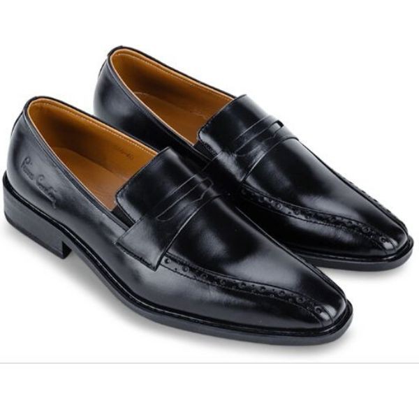 Giày Tây Nam Pierre Cardin Penny Loafer Cement PCMFWLB046BLK màu đen