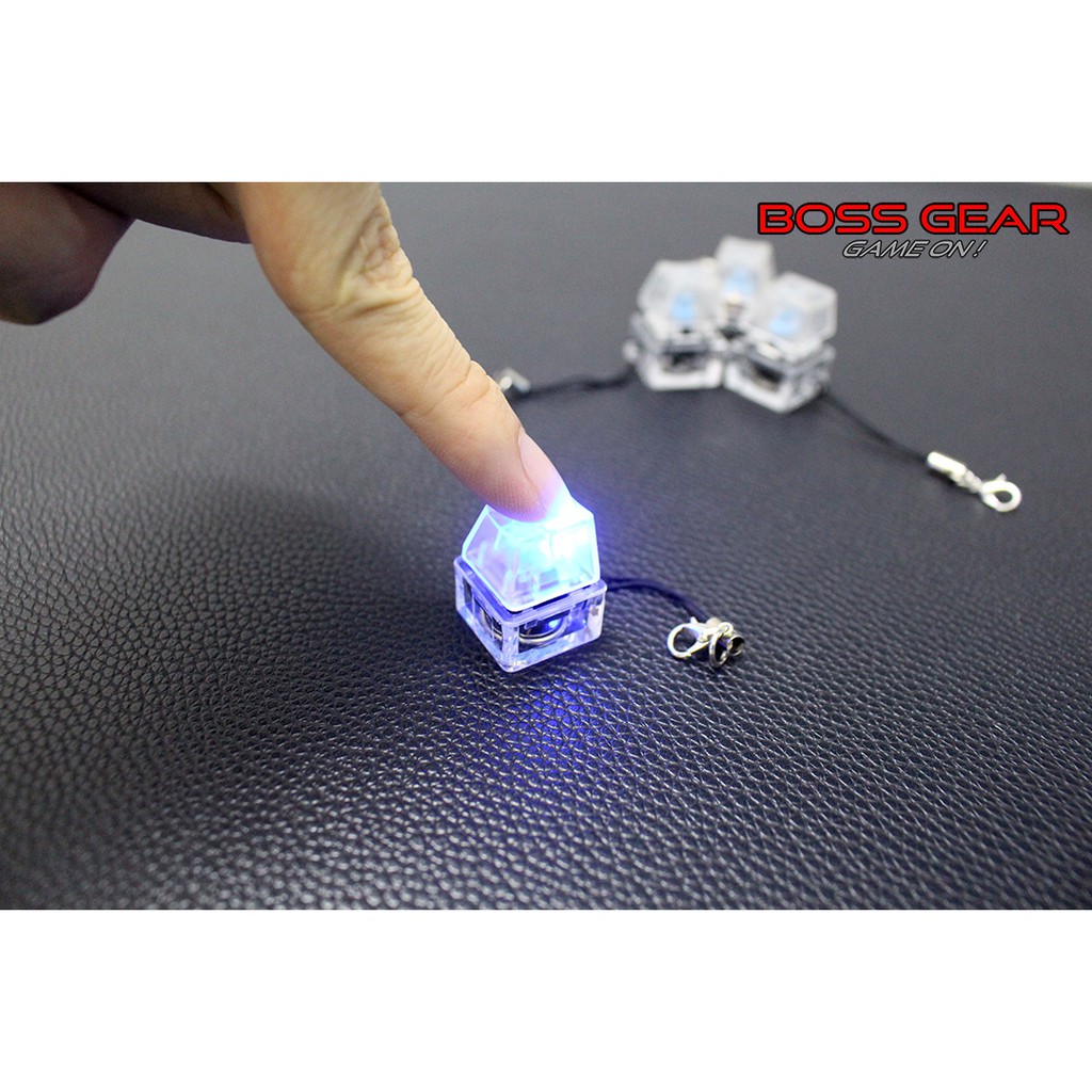 Keychain Switch móc khóa có gắn blue switch kèm đèn led cực đẹp