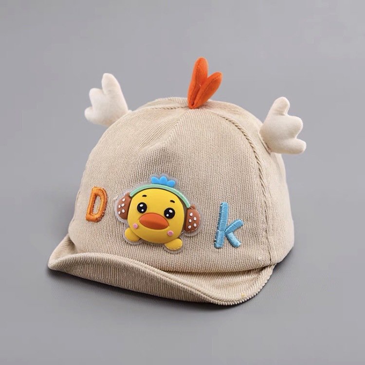 Mũ cho bé Trai, bé Gái hình chú gà xinh xắn nhiều màu dễ thương 3-18 tháng