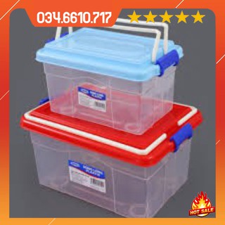 Combo 2 Hộp Nhựa Song Long Có Tay Xách Cao Cấp