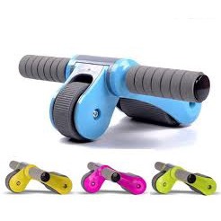 Con lăn 2 bánh Folding Abdominal Wheel cao cấp xanh _QS