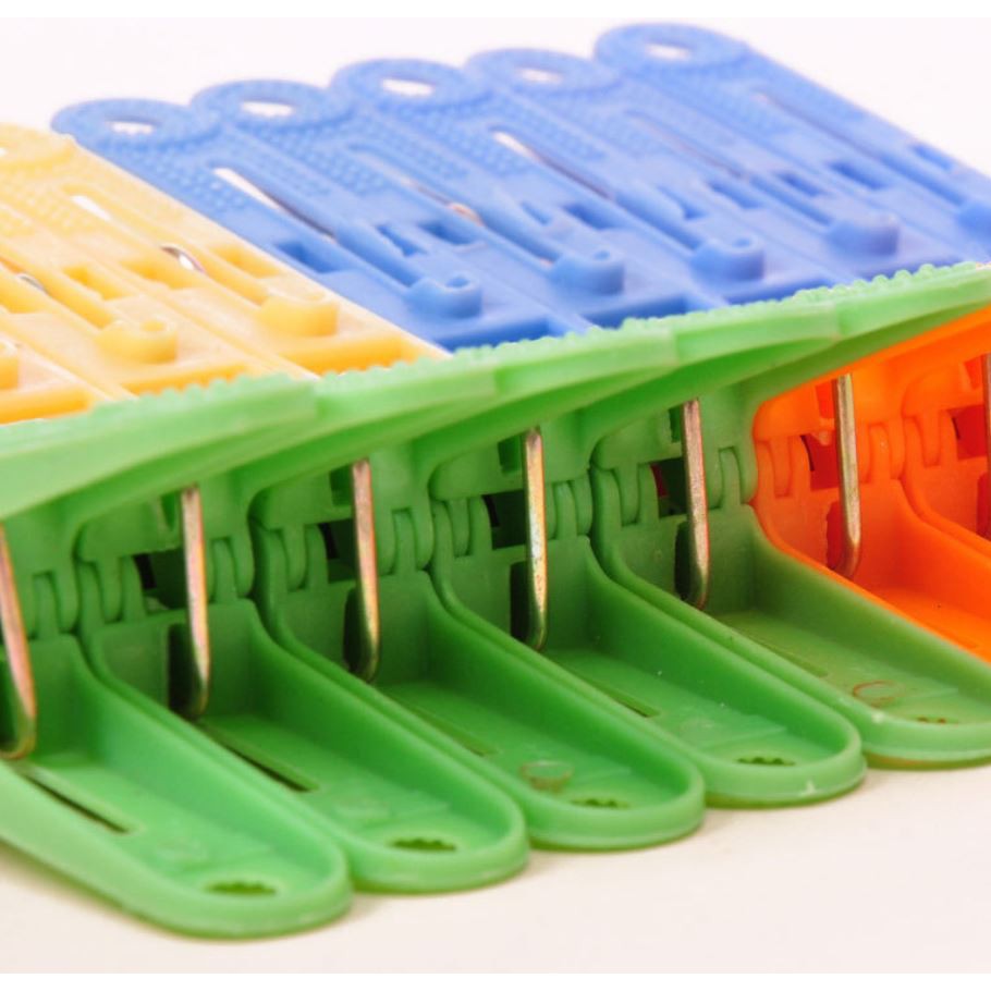 Vỉ 20 kẹp nhựa mini 5*1,1*2,5cm