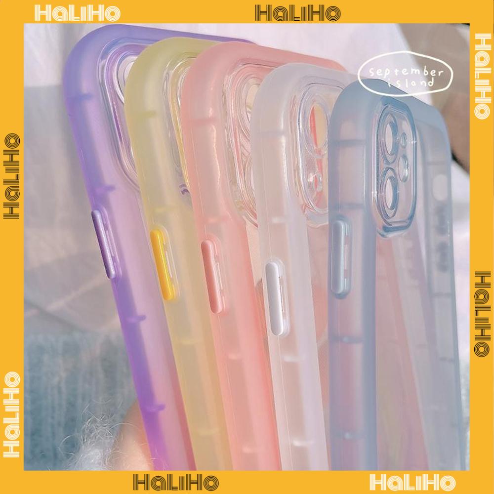 iPhone Case Silicone Soft Case TPU Clear Case Fluorescent Color Airbag Shockproof Protection Camera Purple Pink Blue For iPhone 13 Pro Max iPhone 12 Pro Max iPhone 11 iPhone 7 Plus