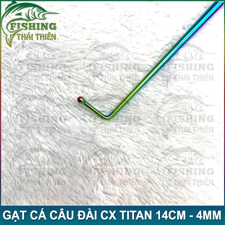 Gạt Cá Câu Đài CX Titan 14cm - 4mm Dùng Gắn Rọng, Thùng Chuyên Câu Tốc Độ Câu Giải Thi Đấu