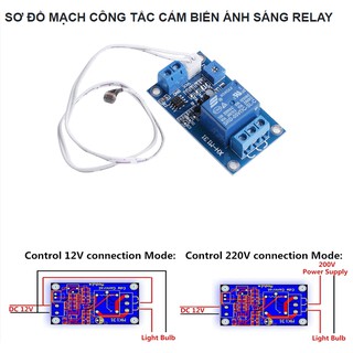 [FREESHIP] MẠCH CẢM BIẾN ÁNH SÁNG 12v