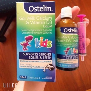 Canxi sữa ostelin cho bé từ 7 tháng
