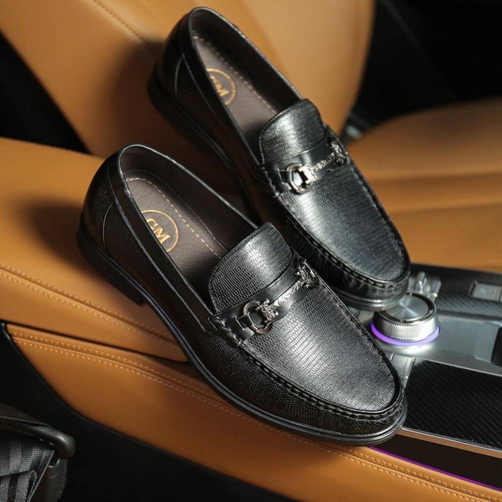 Giày lười nam cao cấp da bò thật bảo hành 1 năm hàng cao cấp TL lẻ size