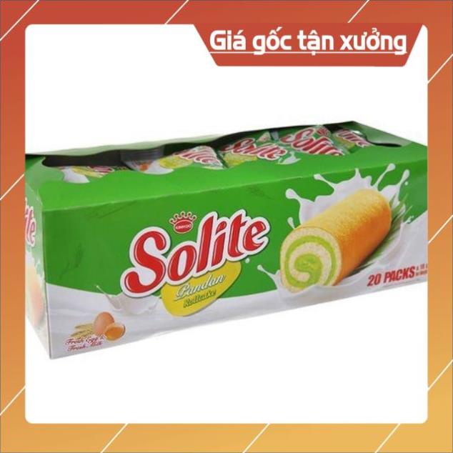 [ICLN9 giảm 5K cho đơn hàng 50k] BÁNH SOLITE BÔNG LAN CUỘN 360g 18 cái/ hộp