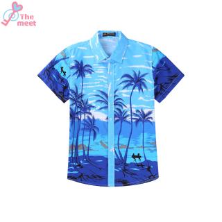 Áo Sơ Mi Hoạ Tiết Cây Dừa