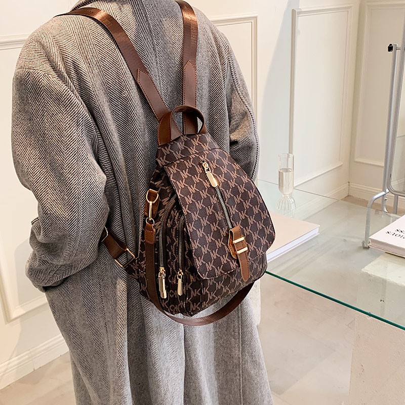 Ba Lô Da Mềm Nhiều Ngăn Phong Cách Mới Chống Trộm Thời Trang Xu Hướng Cho Học Sinh Sinh Viên