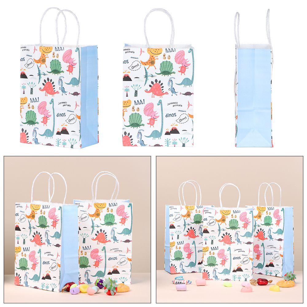 LAKAMIER Set 12 Túi Giấy Đựng Quà Họa Tiết Hoạt Hình Dễ Thương