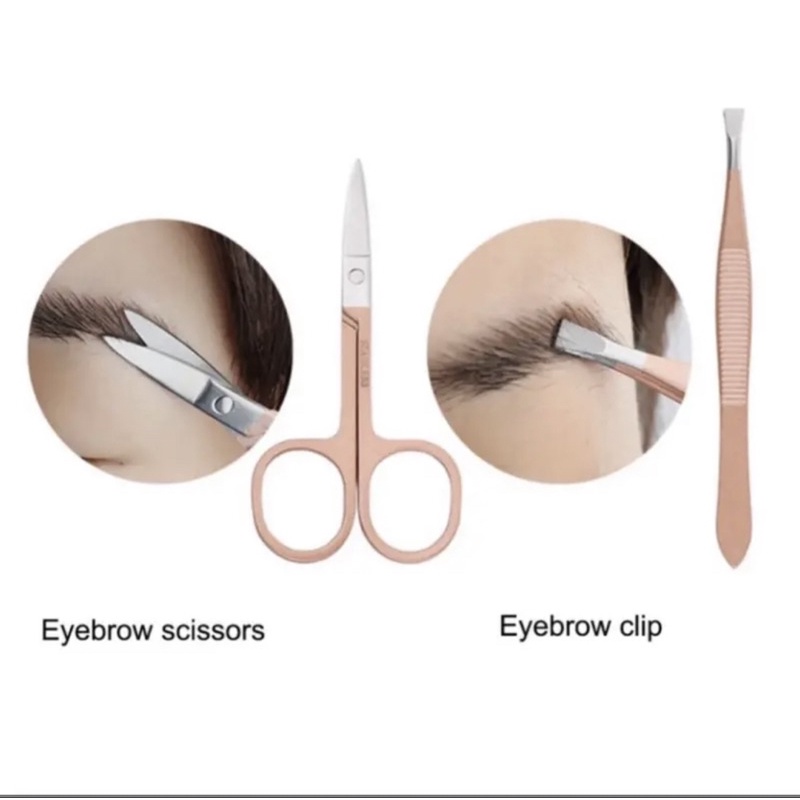 Bộ cắt tỉa móng chân móng tay vàng _ hộp 18 chi tiết