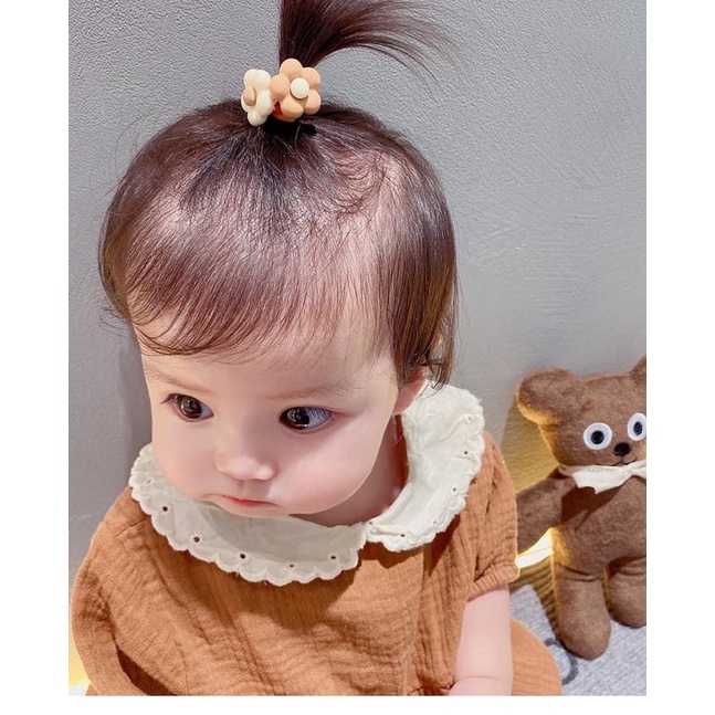 Set cột tóc loại siêu nhỏ cho bé tóc ít