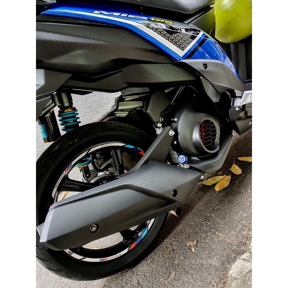 [ 1 Bộ 1 Xe 2 bánh ] Bộ tem decal sticker dán vành bánh mâm phản quang 3M dán mọi loại xe