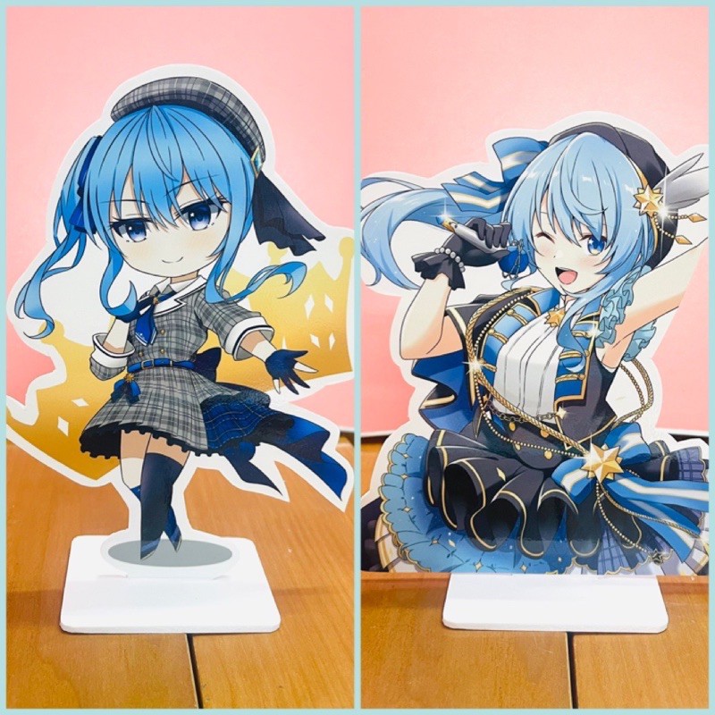 tượng standee để bàn Hoshimachi Suisei-Hololive/mô hình để bàn vtuber hololive