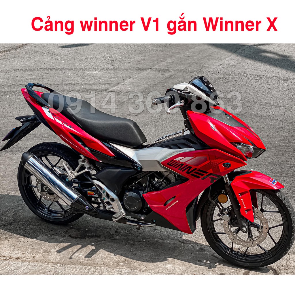 Cảng Winner V1 (tay dắt) gắn Winner X (Mài sẵn, Kèm pát gắn)