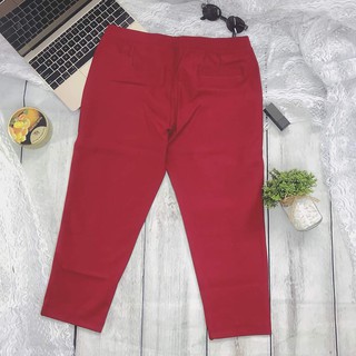 Quần lửng 9 tấc cotton( dây kéo)