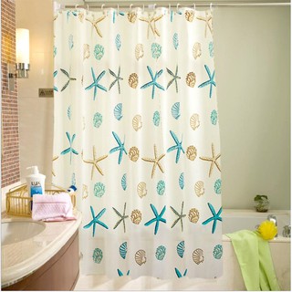 Rèm Nhà Tắm Chống Thấm Nước Cao Cấp Gọn Nhẹ (TẶNG MÓC TREO RÈM) - Màn Che Cửa màn ngăn nước