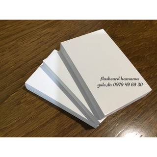 [GIÁ RẤT RẺ]1000 thẻ flashcard trắng