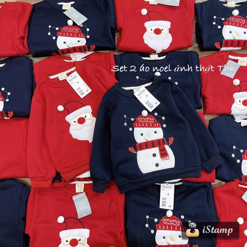 Set áo noel cho be