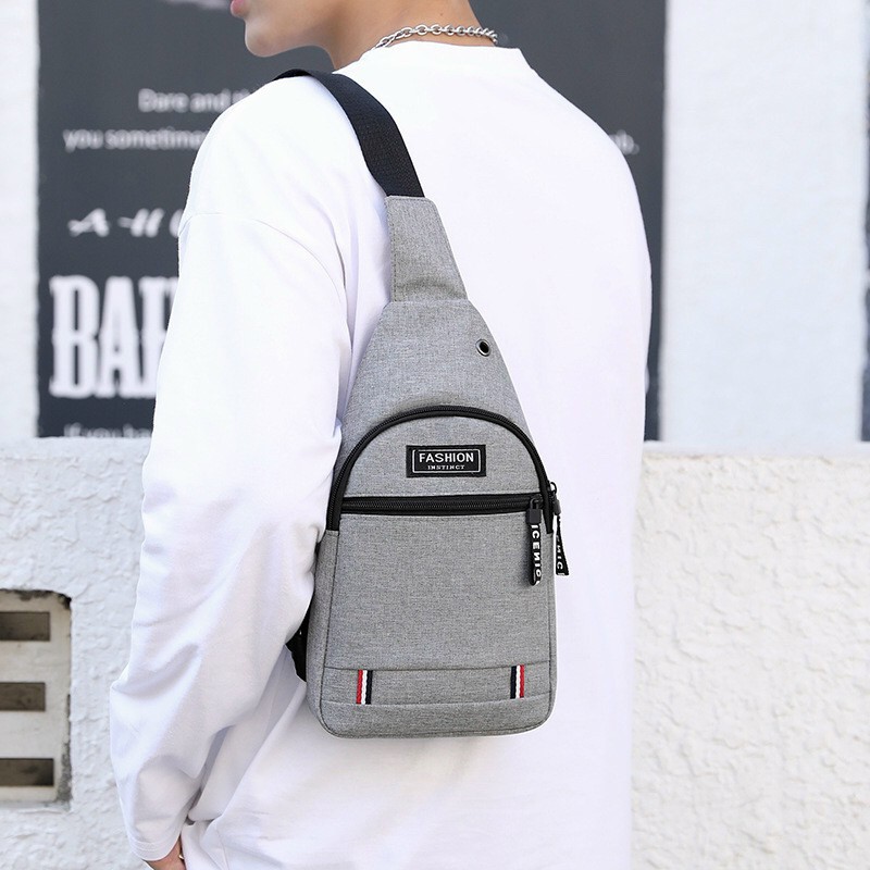 Túi nam đeo chéo vải bố TC118 | BigBuy360 - bigbuy360.vn