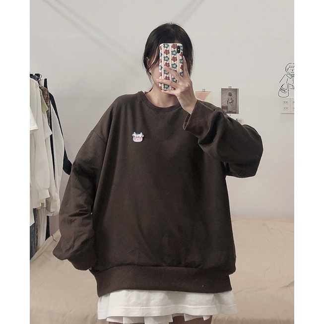[2HAND] Áo Hoodie korea ( tặng kèm huy hiệu )
