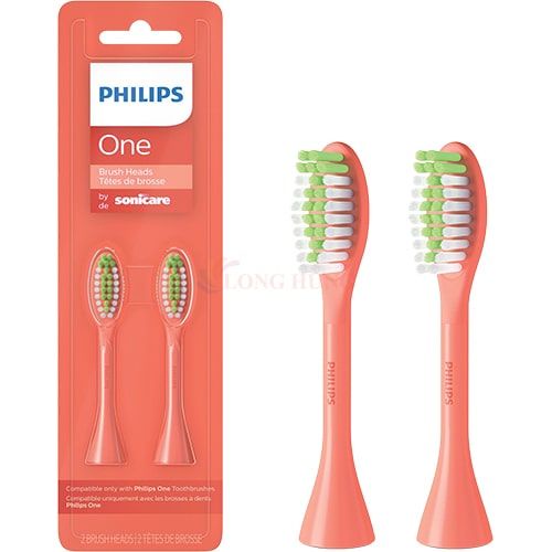 Đầu bàn chải thay thế Philips One Sonicare Powered Toothbrush Head BH1022 (Set 2 cái) - Hàng nhập khẩu