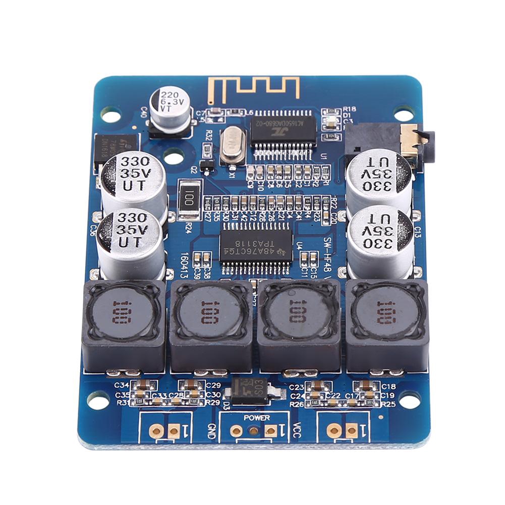 Bảng mạch khuếch đại tín hiệu bluetooth TPA3118 30W+30W 8V~26V có cổng giắc cắm 3.5mm tiện dụng