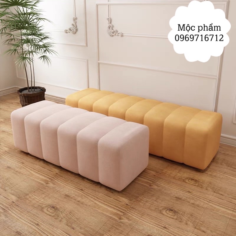 Ghế đôn sofa dài decor trang trí, đôn để shop quần áo, chụp ảnh