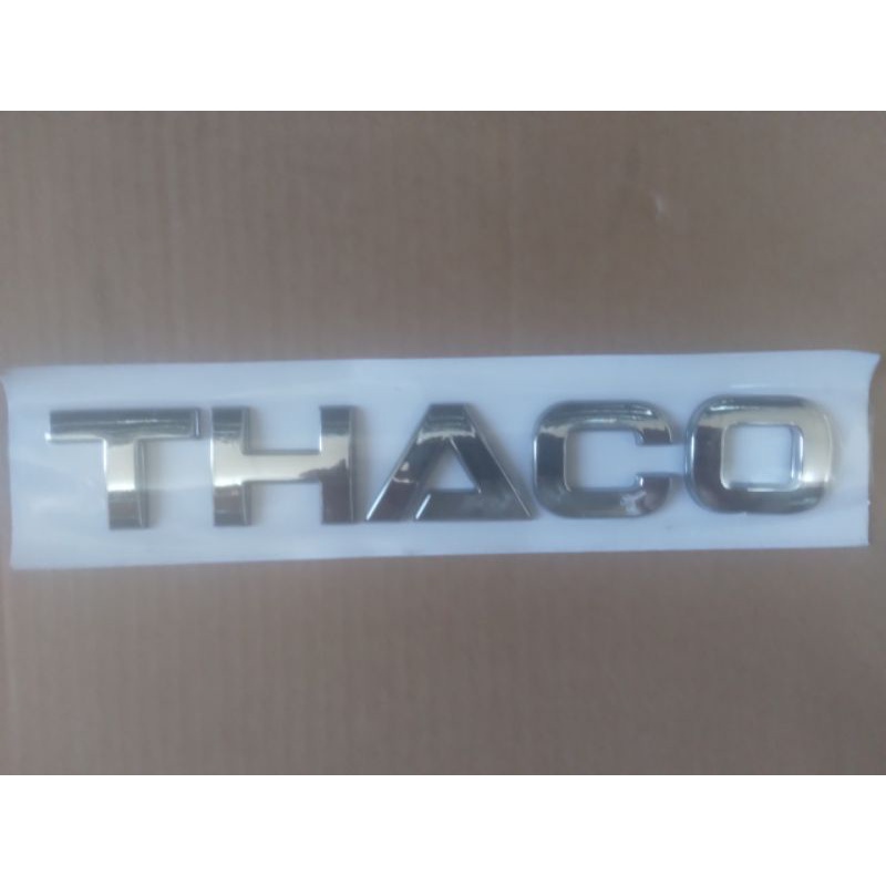 Chữ xi mạ THACO dán đầu xe Kia K165 K3000 K2700 K190 Frontier140 125