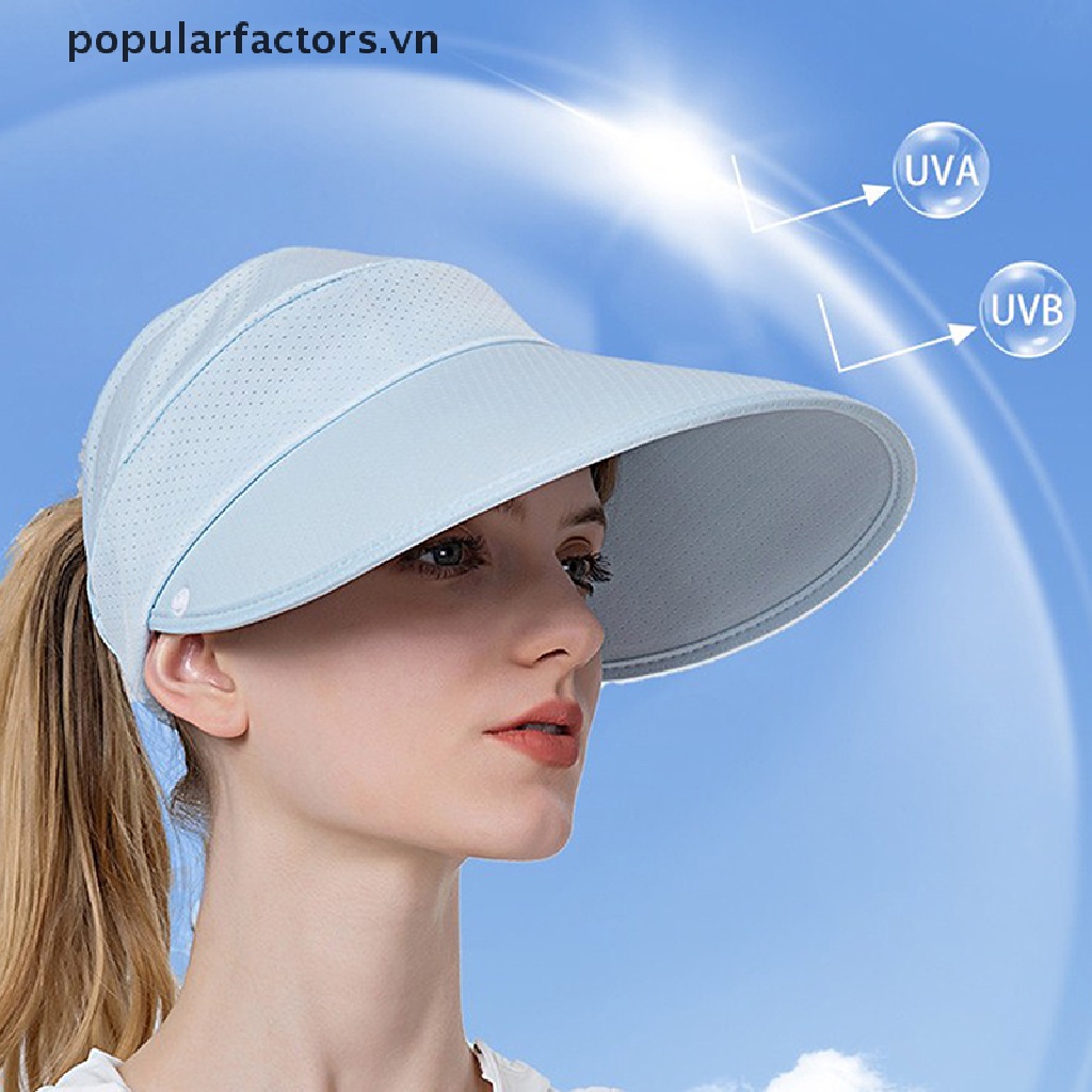 Mũ Rộng Vành Che Phủ Cổ Chống Tia UV Có Thể Gấp Gọn Thời Trang Mùa Hè Cho Nữ