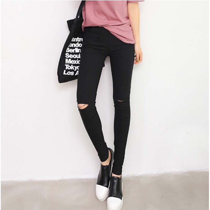 Quần Jeans Lưng Cao Thiết Kế Ôm Sát Tôn Dáng | BigBuy360 - bigbuy360.vn