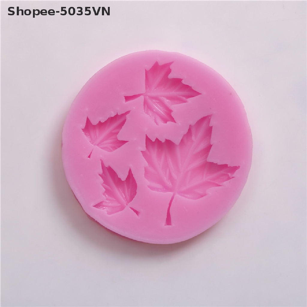 Khuôn Silicone Làm Bánh Kẹo Hình Lá Phong 1.vn