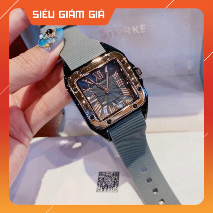Đồng hồ nữ G.u.o.u dây silicon màu xanh xám cực xinh- GUOU MTP-STORE | BigBuy360 - bigbuy360.vn