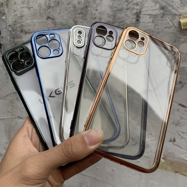 Ốp lưng cao cấp viền vuông chính hãng likgus