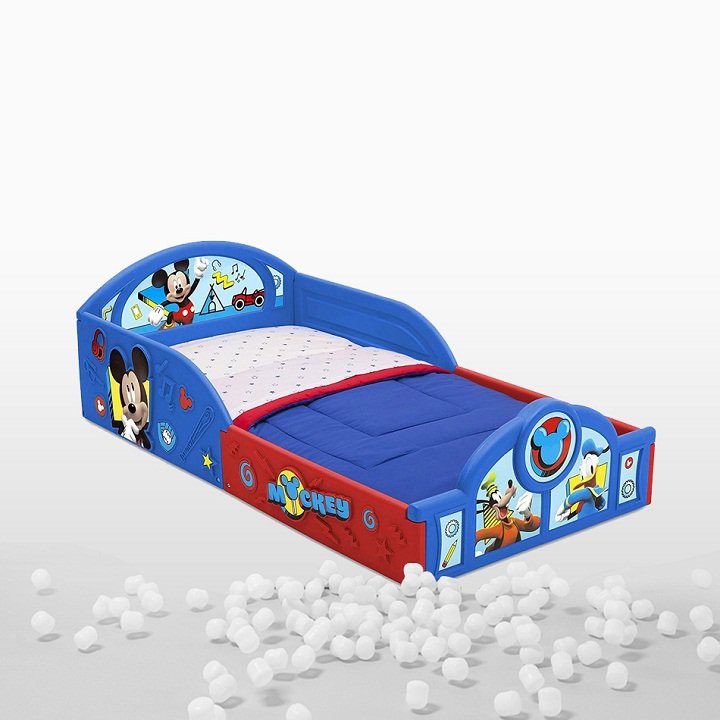 Giường ngủ cho bé siêu dễ thương( tặng kèm đệm),phù hợp cho bé từ 2-10 tuổi