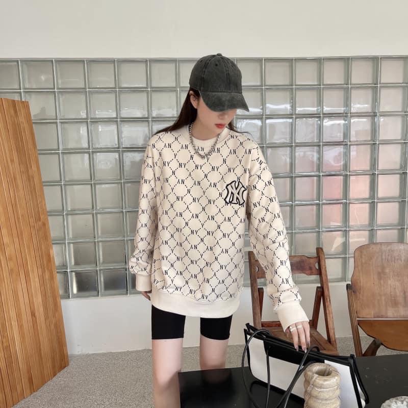 ẢNH THẬT - Áo Nỉ Da Cá Dài Tay MLB Sweater Diamond Monogram  VNXK - ÁO THUN NAM NỮ SWT HÀNG XUẤT DƯ FULLTAG