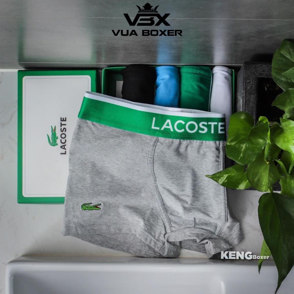 Quần Lót Nam Boxer Quần Sịp Nam Vải Cotton Thấm Hút Kháng Khuẩn Co Dãn Tốt LACOS-CT01