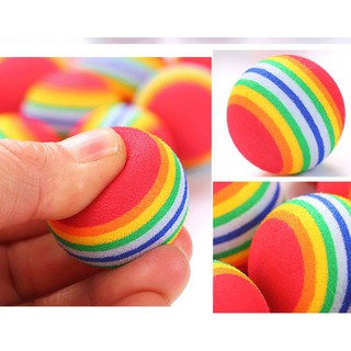 Đồ chơi bóng bảy màu cho chó mèo dctc008