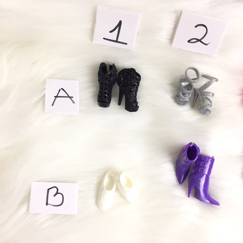 Pk A- giày dành cho búp bê barbie , my scene