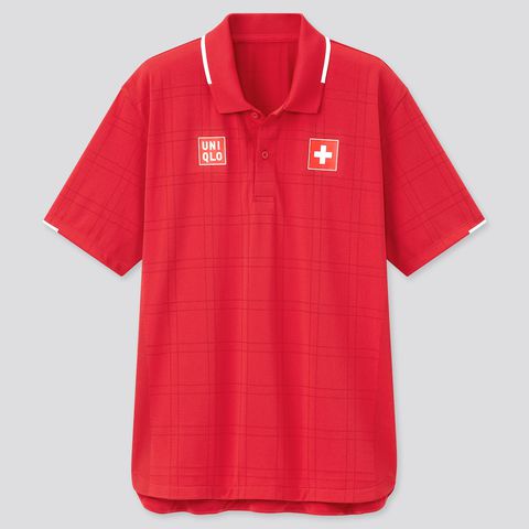 Áo thể thao tennis Uniqlo Federer Olympic Tokyo 2021 - 438269